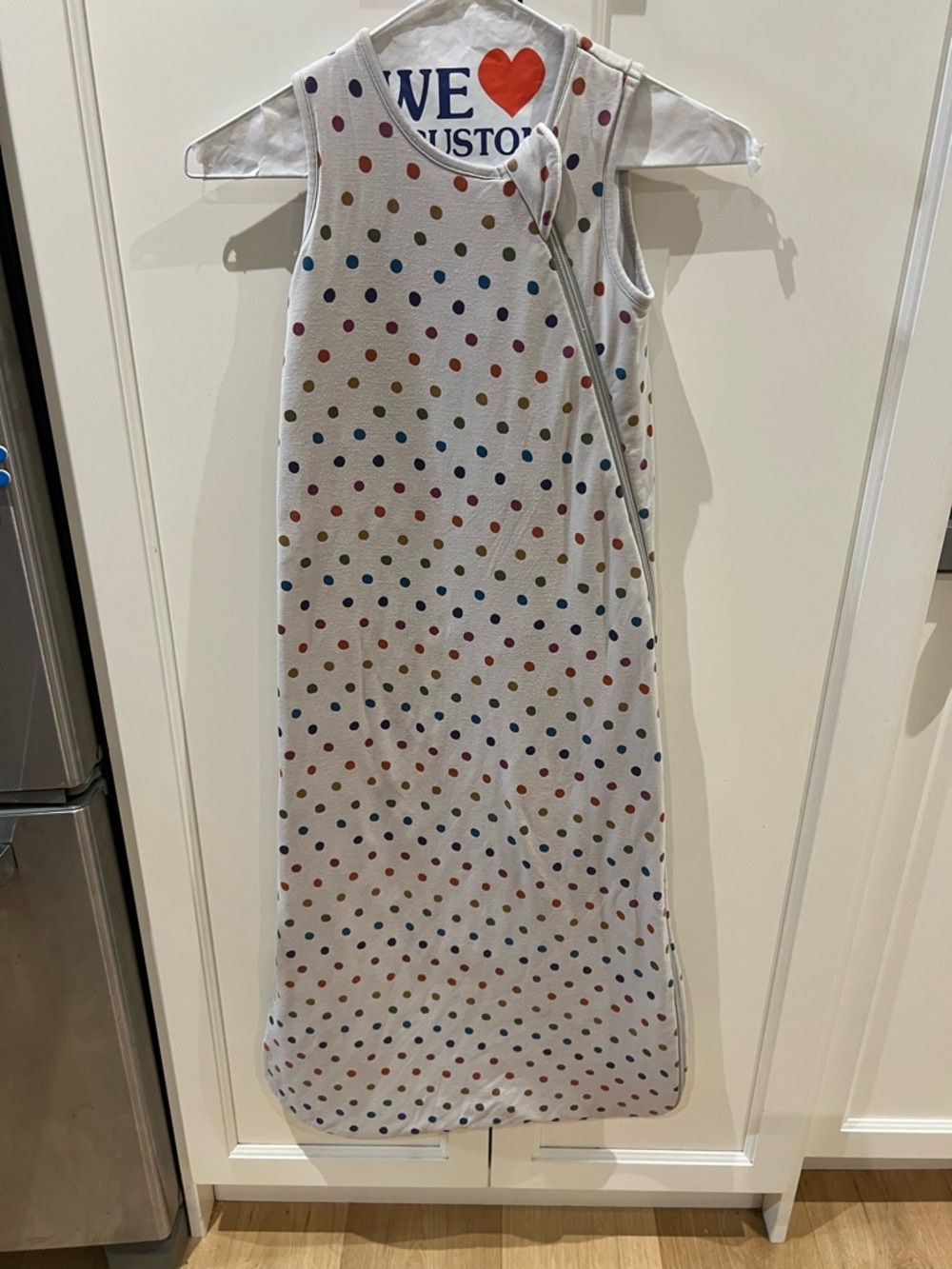 Kyte 18-48m grey Sleeveless Sleep Sack with Multicolor Polka Dots large